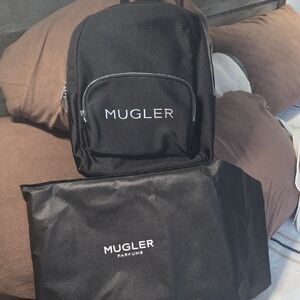 Mugler Elegant Black Backpack